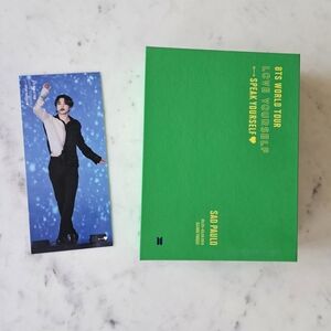 BTS World Tour Love Yourself Speak Yourself DVD Sao PAULO Jimin Bookmark
